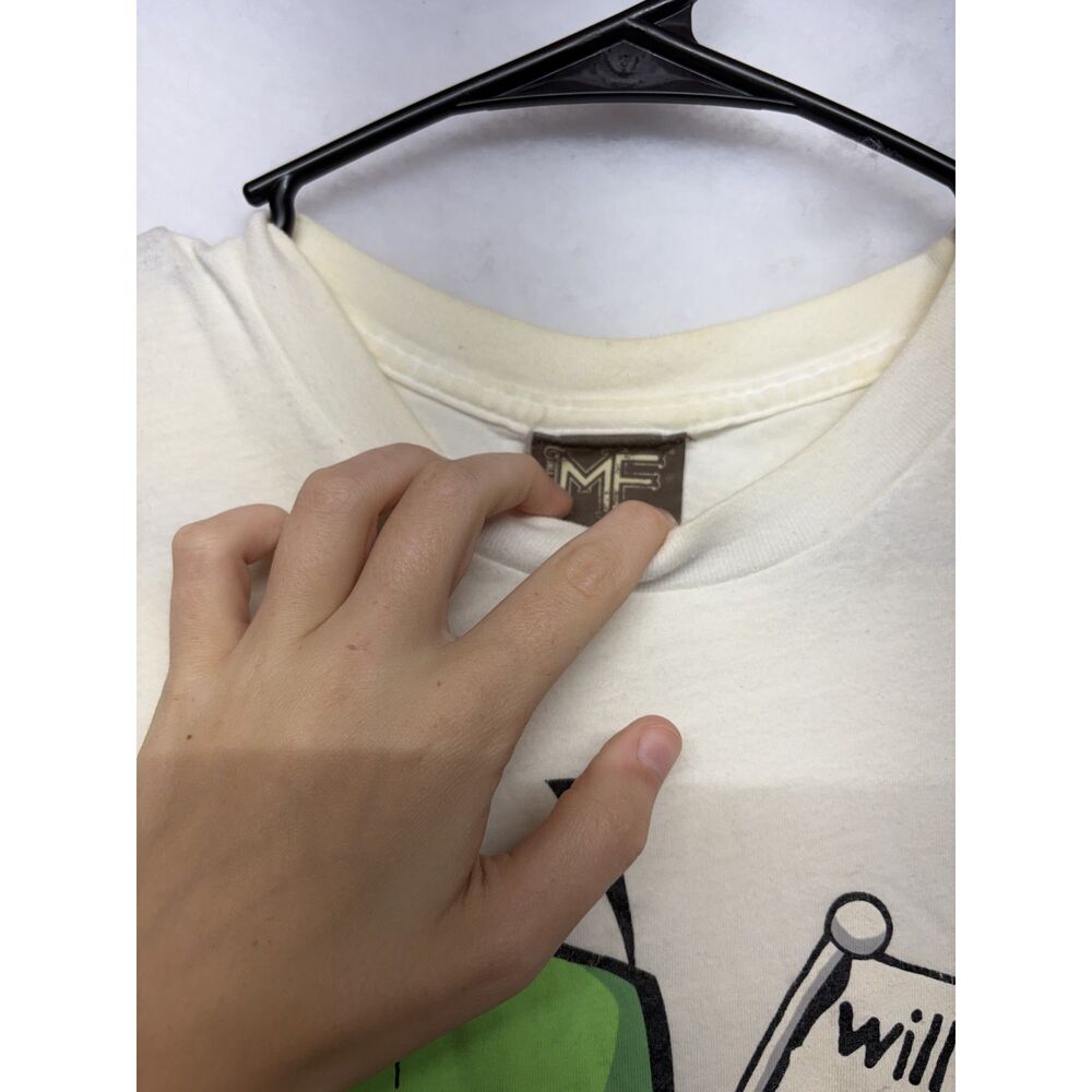 Vintage 2006 Invader Zim Gir Will Work 4 Taquitos T-Shirt Size L white - Picture 2 of 6